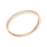 Золотое обручальное кольцо с бриллиантами, 231737