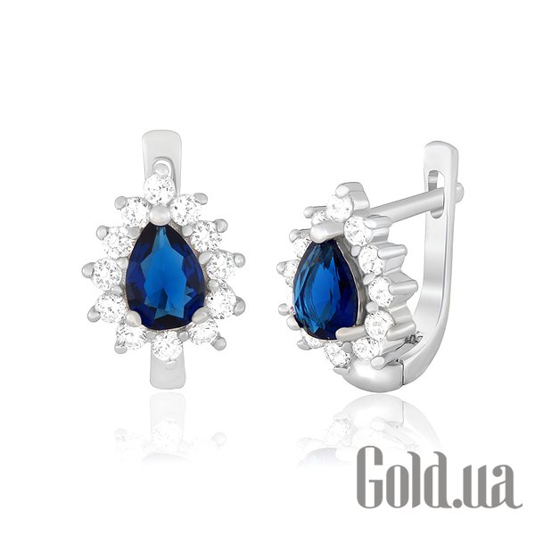 

Серьги Silvex925, Серебряные серьги с куб. циркониями