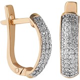 Золоті сережки з діамантами, 1673018