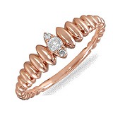 Женское золотое кольцо с бриллиантами, 170810