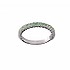 Женское серебряное кольцо с гранатами - фото 1