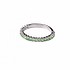 Женское серебряное кольцо с гранатами - фото 2