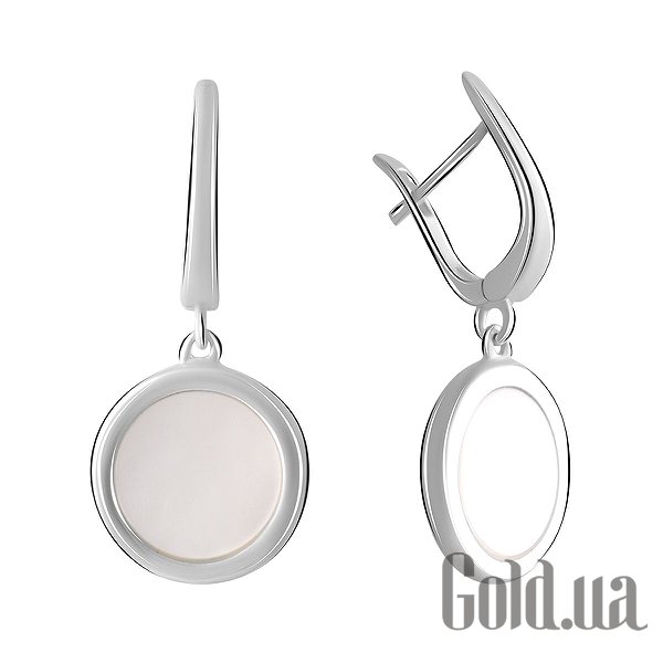 

Серьги с подвесками Fresh Jewelry, Серебряные серьги с перламутром