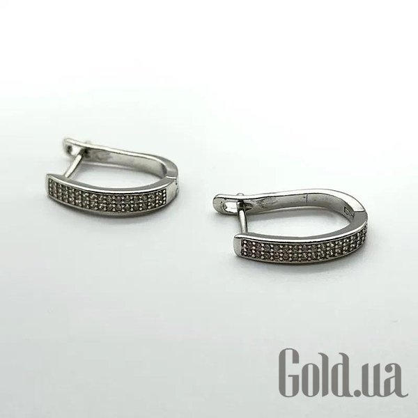 

Серьги Silvex925, Серебряные серьги с куб. циркониями