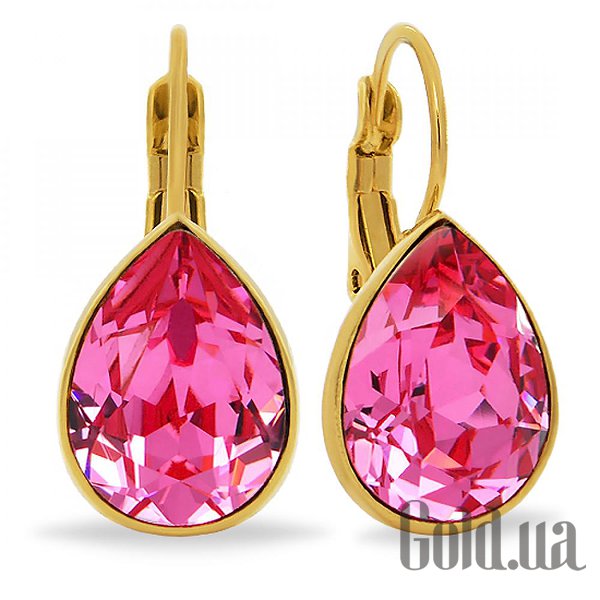 

Серьги Kobi, Желтый, Серьги с кристаллами Swarovski в позолоте