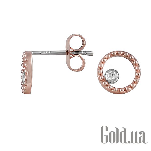 

Серьги-гвоздики Lurie Jewelry, Золотые серьги с бриллиантами