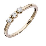 Золотое обручальное кольцо с бриллиантами, 1548091