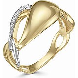 Женское золотое кольцо с бриллиантами, 1614139