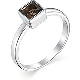 Женское серебряное кольцо с раухтопазом, 1645371