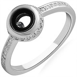 Женское серебряное кольцо с куб. циркониями, 1664827