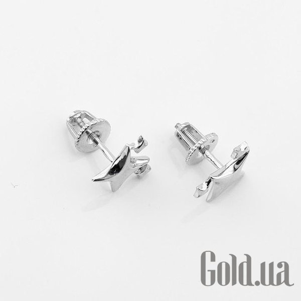 Серебряные серьги DIA121275-4 – изображение 2
