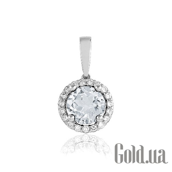 

Женский кулон Украина, Золотой кулон с камнями Swarovski