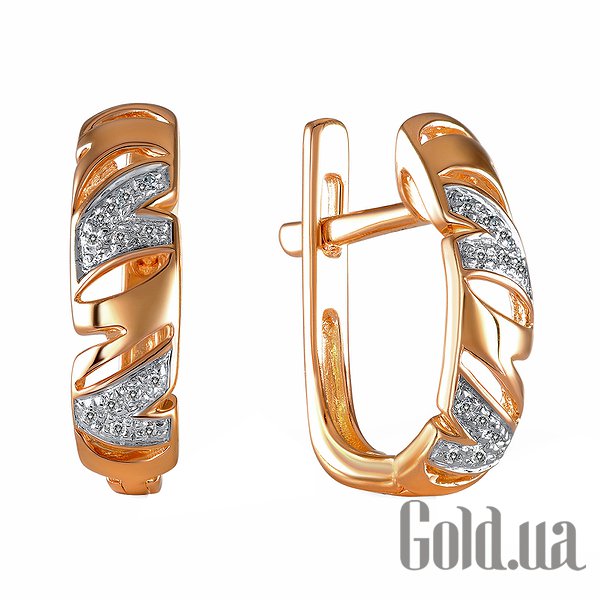 

Серьги Lurie Jewelry, Золотые серьги с бриллиантами