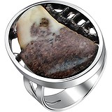 Женское серебряное кольцо с янтарем, 1638460
