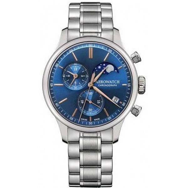 Aerowatch Мужские часы Renaissance Chronograph Moon-Phases 78986AA04M