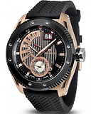 Seculus Мужские часы Copernico 9535.2.7004P white-black, ipb-rose, black silicon, 1797948