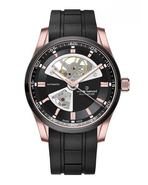 Claude Bernard Мужские часы Aquarider Automatic Open Heart 85030 357RNCA NIR 85030 357RNCA NIR