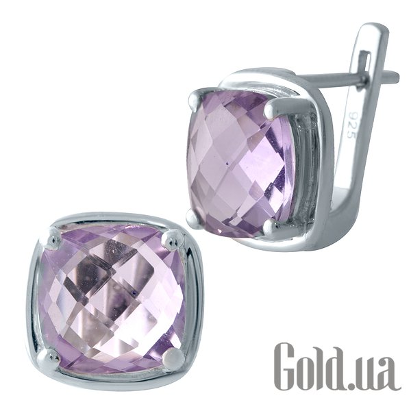 

Серьги Fresh Jewelry, Серебряные серьги с аметистами