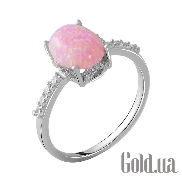 

Женские кольца Fresh Jewelry, Женское серебряное кольцо с куб. циркониями и опалом, 17.5