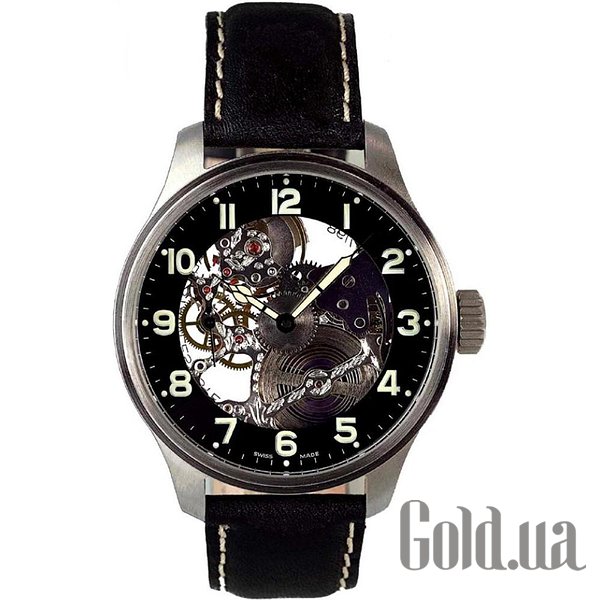 Купить Zeno-Watch Мужские часы Over Sized Pilot Skeleton 8558S-a1