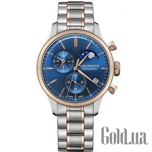 

Швейцарские часы Aerowatch, Мужские часы Renaissance Chronograph Moon-Phases 78986BI04M