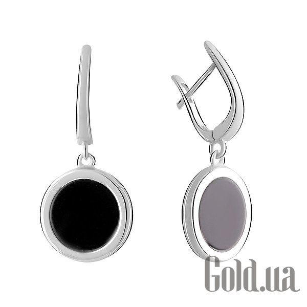 

Серьги с подвесками Fresh Jewelry, Серебряные серьги с ониксами