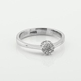 Золотое кольцо с бриллиантами, 1765437
