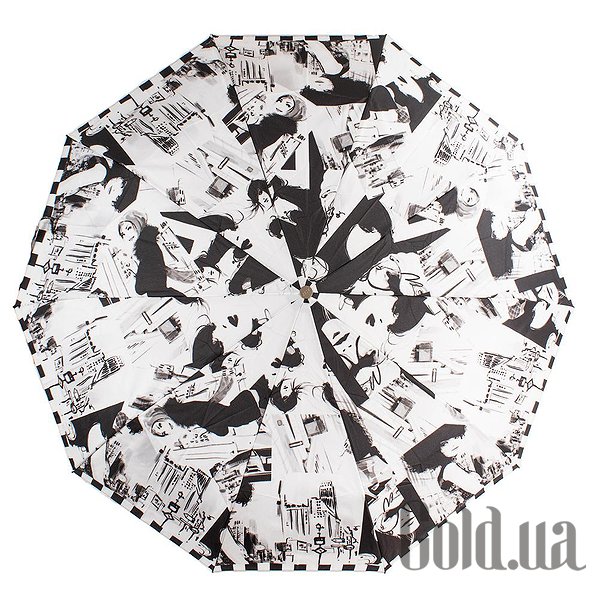 

Зонт Zest, Черный;белый, Зонт Z53616-1035A