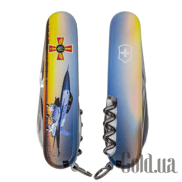 

Нож Victorinox, Мультитул Climber Ukraine 13703.3_W3040p