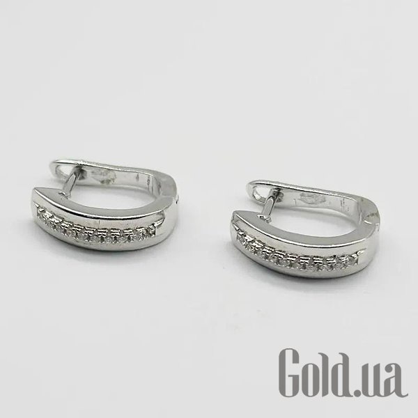 

Серьги Silvex925, Серебряные серьги с куб. циркониями