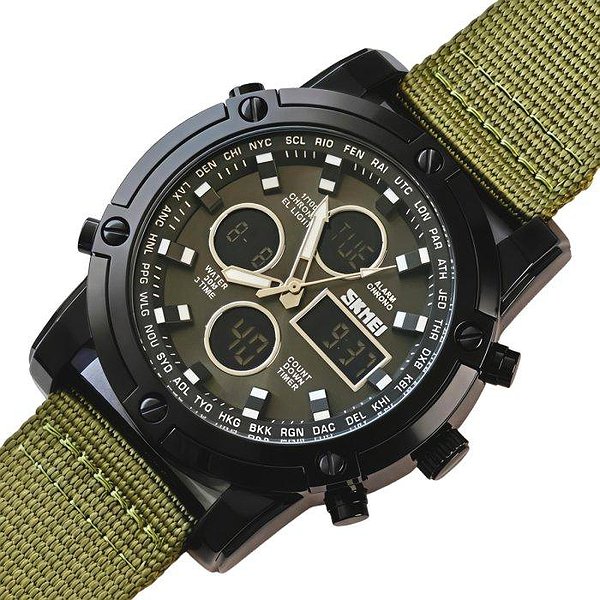Skmei Мужские часы Molot Green Stryker 3801