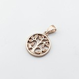 Серебряный кулон в позолоте, 1798205