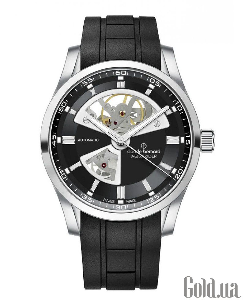Claude Bernard Мужские часы Aquarider Automatic Open Heart 85030 3CA NIN 85030 3CA NIN
