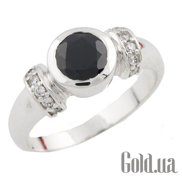 

Женские кольца Fresh Jewelry, Женское серебряное кольцо с сапфиром и куб. циркониями, 17