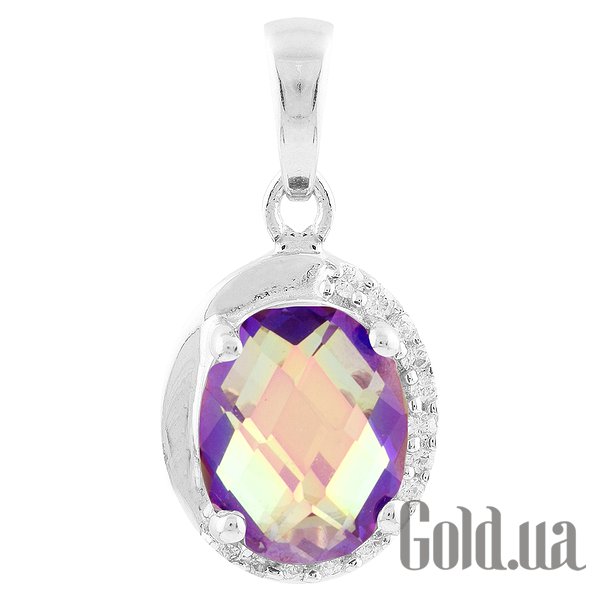 

Женские кулоны Fresh Jewelry, Серебряный кулон с куб. циркониями и топазом