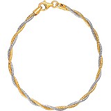 Женский серебряный браслет в позолоте, 1556286