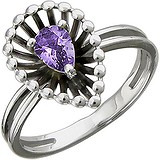 Женское серебряное кольцо с аметистом, 1618494