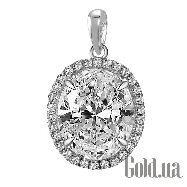 

Женские кулоны Lurie Jewelry, Серебряный кулон с куб. циркониями