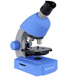 Bresser Микроскоп Junior 40x-640x Blue с набором для опытов и адаптером для смартфона, 1762878