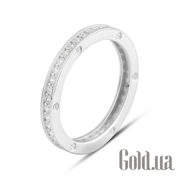 

Обручальное кольцо Fresh Jewelry, Золотое обручальное кольцо с куб. циркониями, 18.5