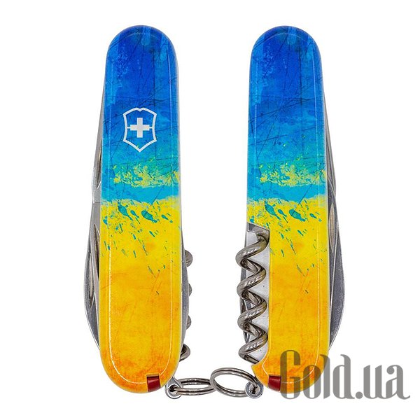 

Нож Victorinox, Мультитул Climber Ukraine 13703.7_T3100p
