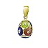 Faberge Золотой кулон с бриллиантами и эмалью - фото 1