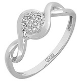 Женское золотое кольцо с бриллиантами, 1532991