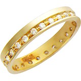 Золотое обручальное кольцо с бриллиантами, 1615423