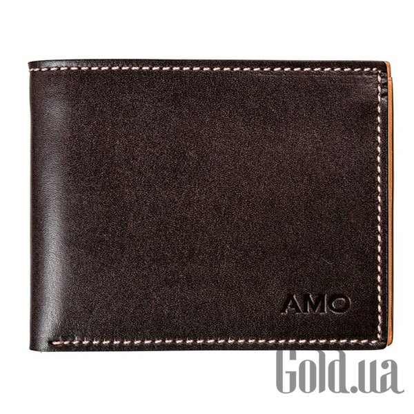 

Бумажник Amo Accessori, Коричневый, Портмоне AMOf2038-3brown