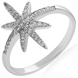 Женское серебряное кольцо с куб. циркониями, 1664575