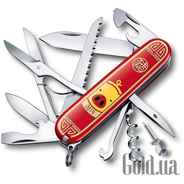 

Нож Victorinox, Нож Huntsman "Year of the Pig" Vx13714.E8