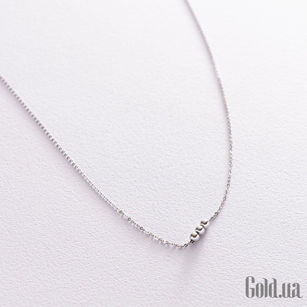 Серебряное колье onx181095