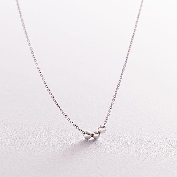 Серебряное колье onx181095 – изображение 2