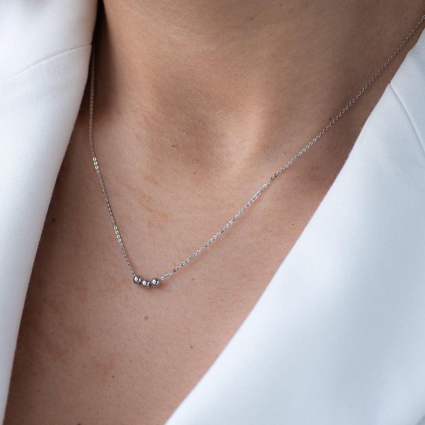 Серебряное колье onx181095 – изображение 4